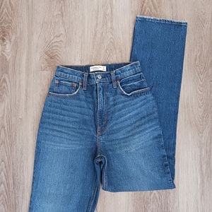 Abercrombie curve love ultra high rise 90's straight jean